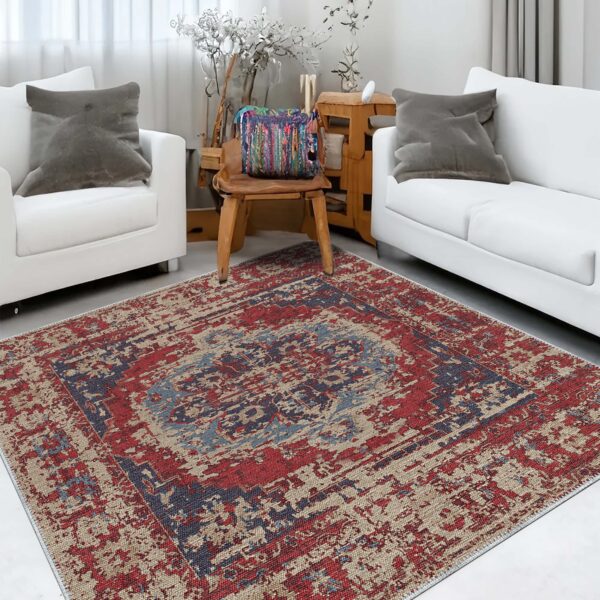 Bazzano Home Yıkanabilir, Dijital Baskı Halı – BZN - 1010