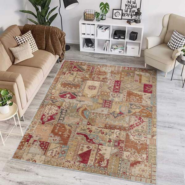 Bazzano Home Yıkanabilir, Dijital Baskı Halı – BZN - 1544