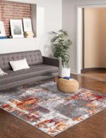 Bazzano Home Yıkanabilir, Dijital Baskı Halı – BZN - 2550 - Görsel 2