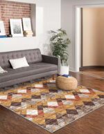 Bazzano Home Yıkanabilir, Dijital Baskı Halı – BZN - 3051