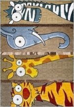 Bazzano Home Yıkanabilir, Dijital Baskı Halı – BZN - Kid Zoo - Görsel 2