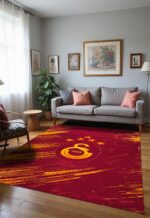 Bazzano Home Yıkanabilir, Dijital Baskı Halı – BZN - Galatasaray