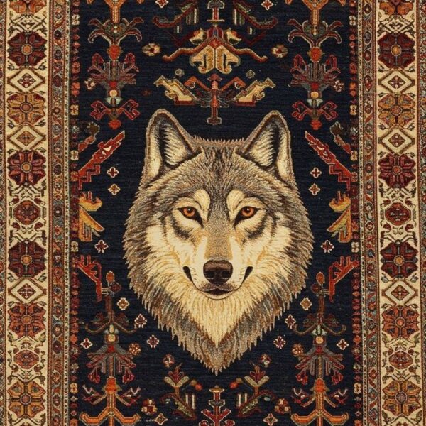 Bazzano Home Yıkanabilir, Dijital Baskı Halı – BZN - Wolf