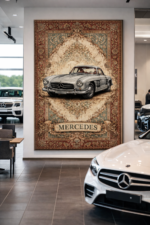 Bazzano Home Yıkanabilir, Dijital Baskı Halı – BZN - Mercedes - Görsel 4