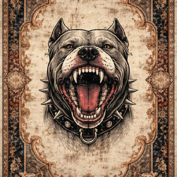 Bazzano Home Yıkanabilir, Dijital Baskı Halı – BZN - Pitbull