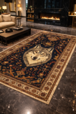 Bazzano Home Yıkanabilir, Dijital Baskı Halı – BZN - Wolf - Görsel 2