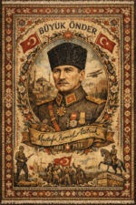 Bazzano Home Yıkanabilir, Dijital Baskı Halı – BZN - MUSTAFA KEMAL ATATÜRK