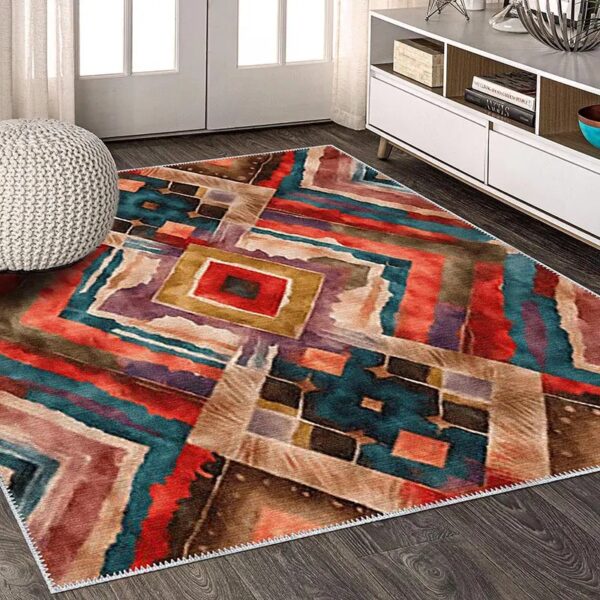 Bazzano Home Yıkanabilir, Dijital Baskı Halı – BZN - RZ 0009