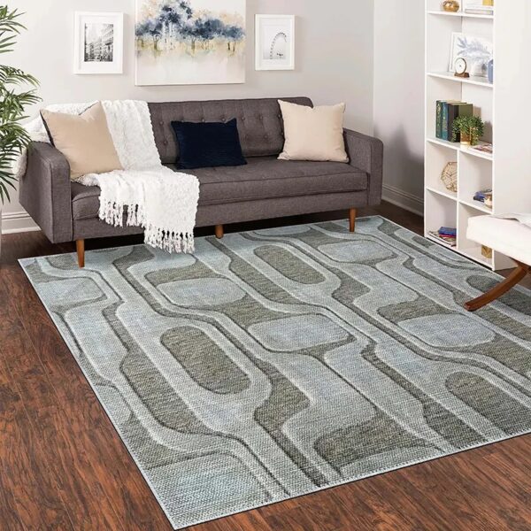 Bazzano Home Yıkanabilir, Dijital Baskı Halı – BZN - RZ 0022