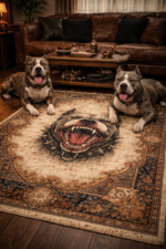 Bazzano Home Yıkanabilir, Dijital Baskı Halı – BZN - Pitbull - Görsel 2