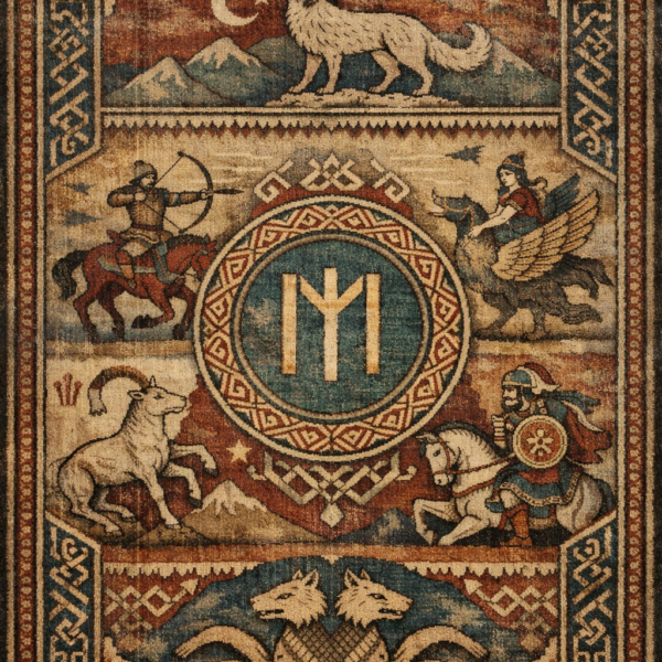 Bazzano Home Yıkanabilir, Dijital Baskı Halı – BZN - Kayı