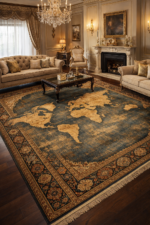 Bazzano Home Yıkanabilir, Dijital Baskı Halı – BZN - World - Görsel 2