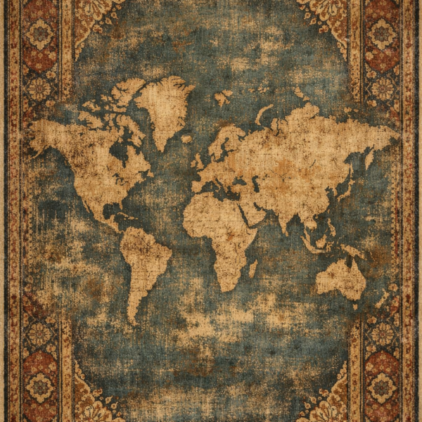 Bazzano Home Yıkanabilir, Dijital Baskı Halı – BZN - World