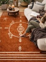 Bazzano Home Yıkanabilir, Dijital Baskı Halı – Primal Spirits - Görsel 8