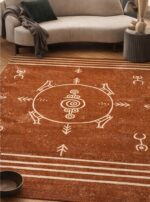 Bazzano Home Yıkanabilir, Dijital Baskı Halı – Primal Spirits - Görsel 9